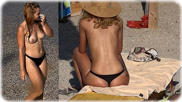 Amazing thong ass and tits